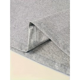 Plus Size Women'S Tops 100% Breathable Short Sleeve Dress with Dunkin Donuts Junkie Print, Perfect for Casual Outings And Everyday Wear.